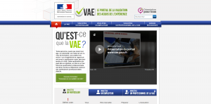 aperçu du site web VAE