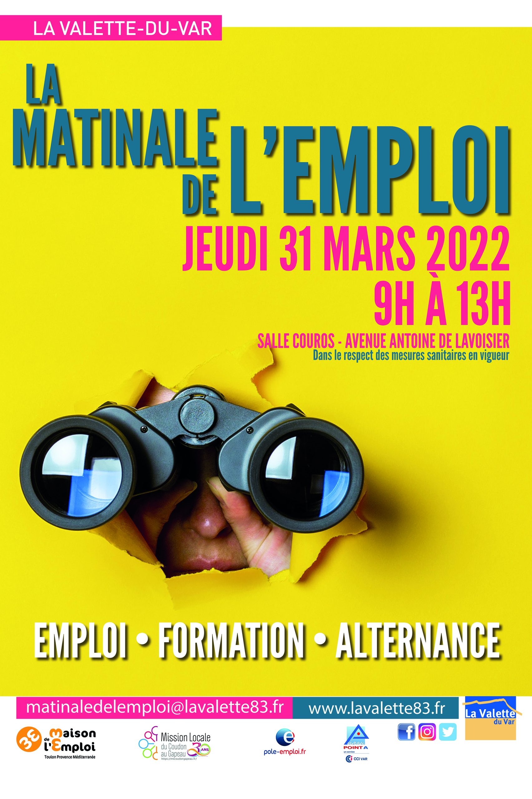 Lire la suite à propos de l’article Le CIBC du Var à la Matinale de l’Emploi de la Valette du Var – 31 mars 2022