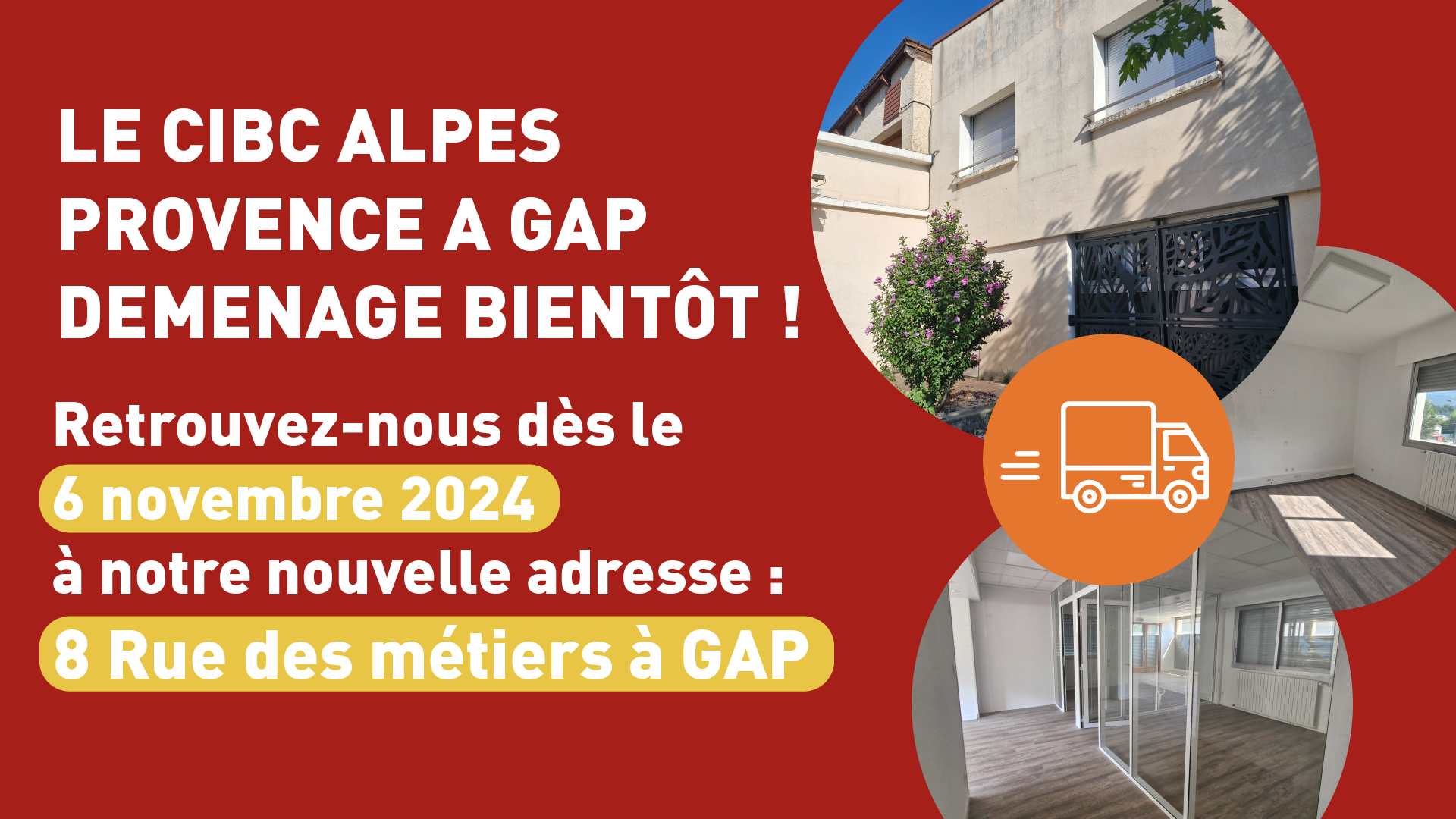 You are currently viewing Nouvelle adresse pour le siège du CIBC Alpes Provence à Gap !
